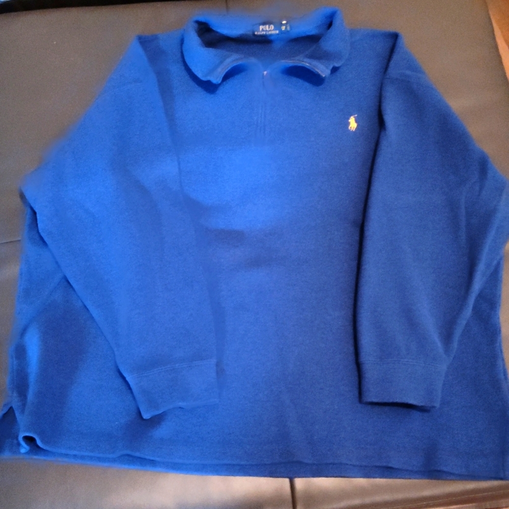 Polo by Ralph Lauren Sweater 1/4 Zip Size 2XB